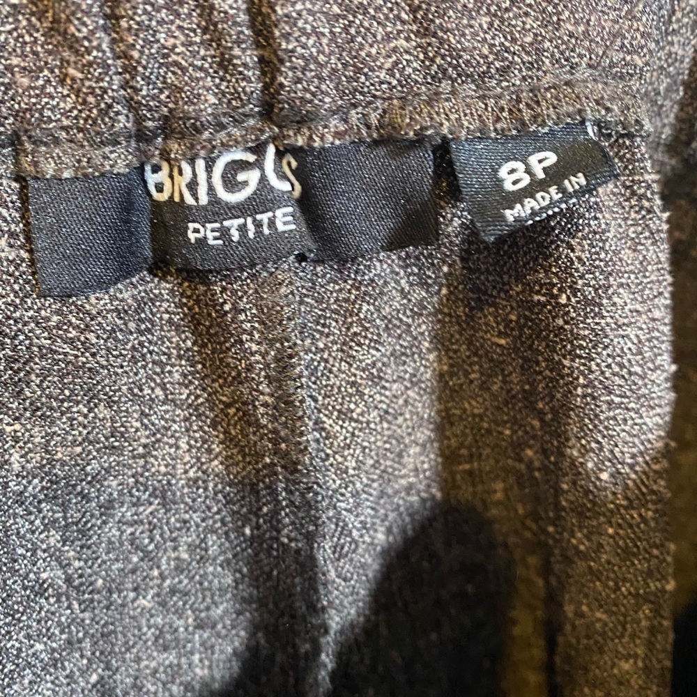 Briggs Petite Tweed Like Slacks SIZE 8P - Picture 5 of 5